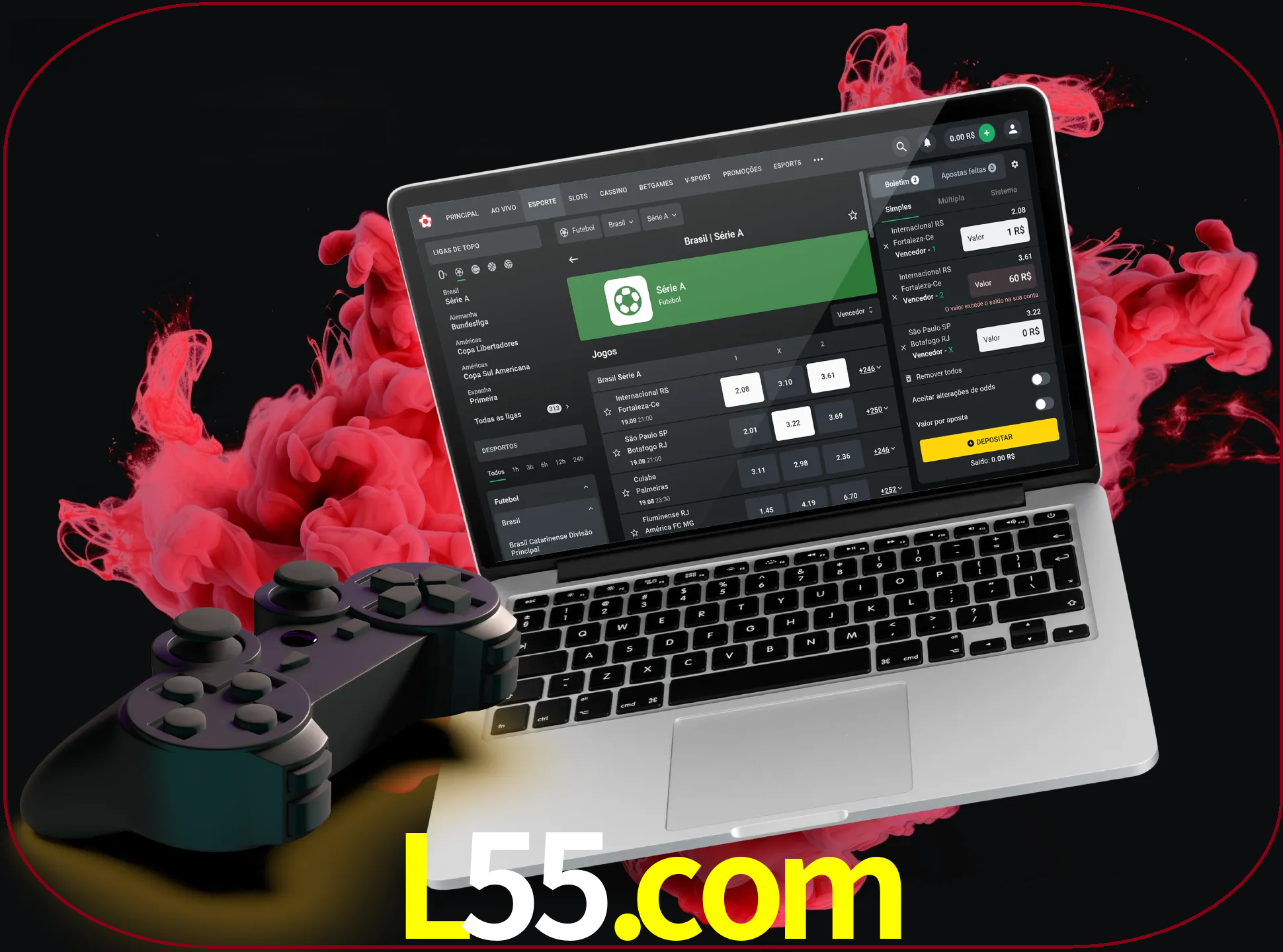 Visite a secção especial de jogos de vídeo em l55 para descobrir em que jogos pode apostar e ganhar muito dinheiro.