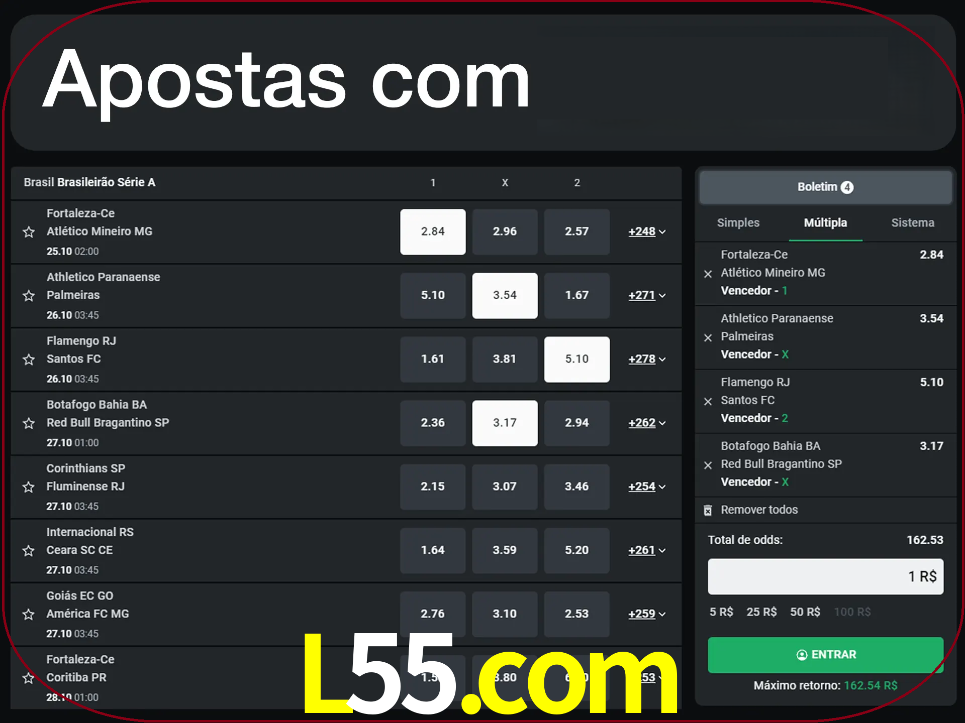 Aposte em vários diciplines com LeonBet.