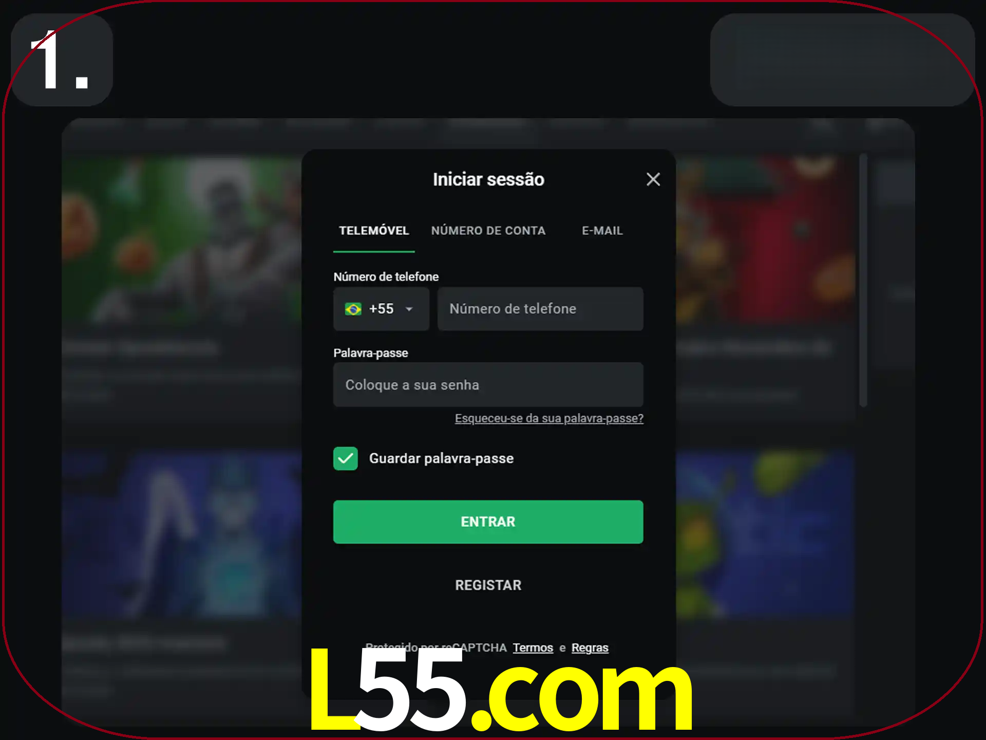 Acesse o site.